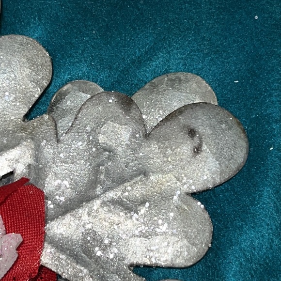 Rustic Tin Plate Snowflakes EXTRA LARGE Holiday Winter Wall Art Hanging Metal - Picture 10 of 12